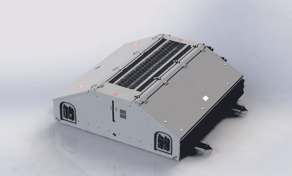 Customized Battery Cooling For Roof Mounting For Regional Trains 1024x619